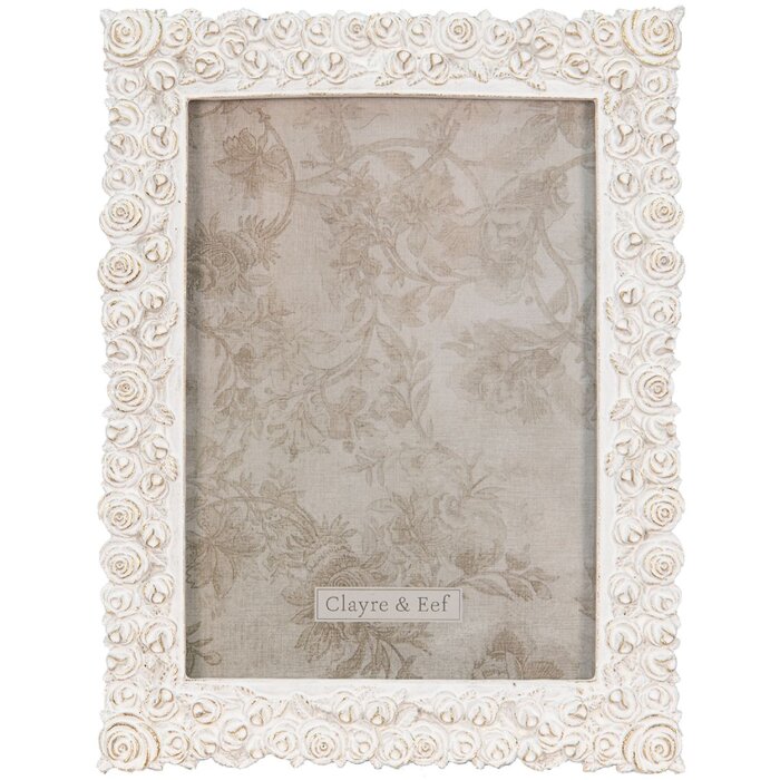Рамка для картин Clayre & Eef 2F0936 Біла 12x2x18 см - 13x18 см