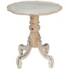 Clayre & Eef 5H0537 Боковой столик белый Ø 65x76 см