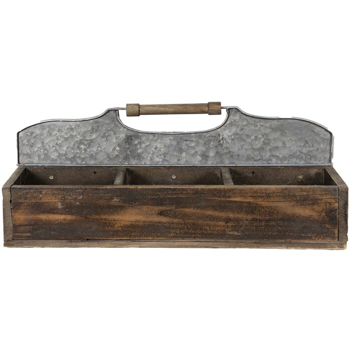 Коробка для зберігання Clayre & Eef 5H0549 коричнева 60x32x22 см