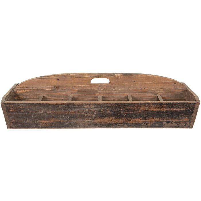 Clayre & Eef 5H0572 Деревянный ящик коричневый 89x32x23 см
