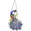 Clayre & Eef 5LL-6238 Tiffany Window Picture Peacock Blue 35x70 см