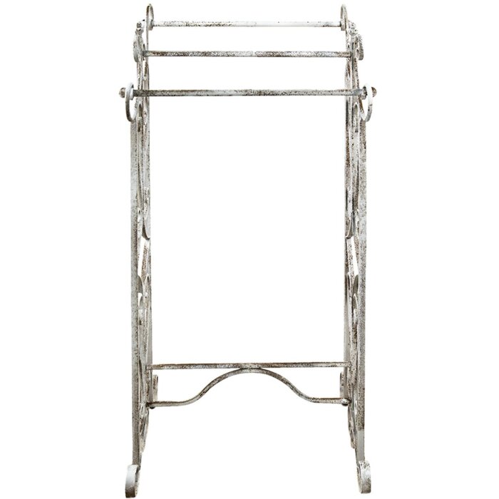 Clayre & Eef 5Y1012 Полотенцесушитель белый, серый 48x36x89 см