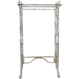 Clayre & Eef 5Y1012 Полотенцесушитель белый, серый 48x36x89 см