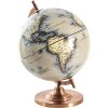 Clayre & Eef 64910 Глобус Deco сірий, зелений 22x22x30 см