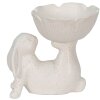 Clayre & Eef 6CE1429 Декоративный кролик белый 15x11x14 см