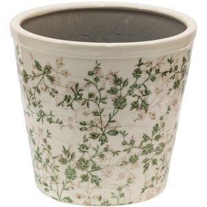 Горшок для цветов Clayre & Eef 6CE1457XL зеленый,...