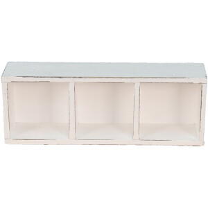 Деревяна скринька Clayre & Eef 6H1987W білий 33x12x7 см