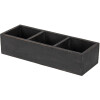Деревяна скринька Clayre & Eef 6H1987Z чорна 33x12x7 см