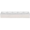 Деревяна скринька Clayre & Eef 6H1988W білий 54x12x7 см