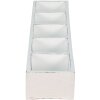 Деревяна скринька Clayre & Eef 6H1988W білий 54x12x7 см