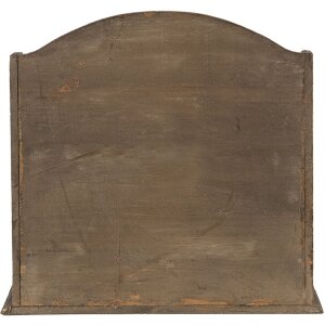 Підставка для листів Clayre & Eef 6H2111 коричнева 33x13x31 см