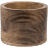 Горшок для комнатных цветов Clayre & Eef 6H2150M коричневый Ø 15x12 см