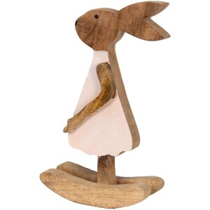 Clayre & Eef 6H2151L Декоративный кролик коричневый,...