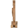 Clayre & Eef 6H2151L Декоративный кролик коричневый, розовый 17x7x33 см