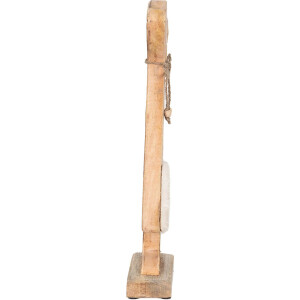 Clayre & Eef 6H2155 Декоративный кролик коричневый, белый 18x6x40 см