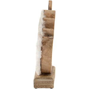 Clayre & Eef 6H2162M Декоративный петух белый, коричневый 15x5x19 см