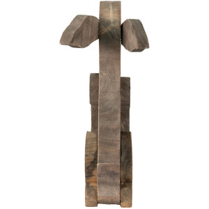 Clayre & Eef 6H2194 Декоративний кролик коричневий 23x11x33 см