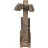 Clayre & Eef 6H2194 Декоративний кролик коричневий 23x11x33 см