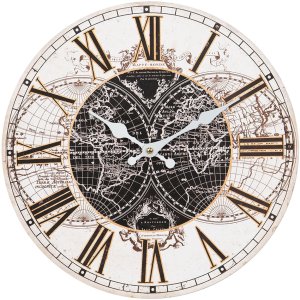Настінний годинник Clayre & Eef 6KL0756 коричневий...