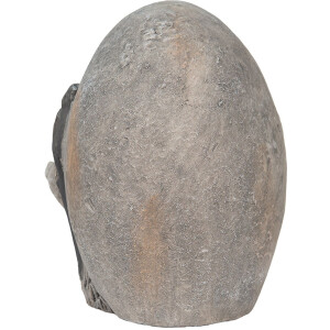 Clayre & Eef 6MG0022 Декоративне яйце сіре 33x25x21 см