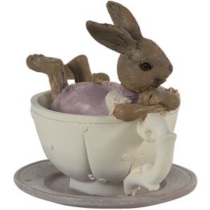 Clayre & Eef 6PR3535 Декоративный кролик розовый...