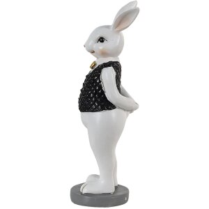 Clayre & Eef 6PR3587 Декоративний кролик чорний,...