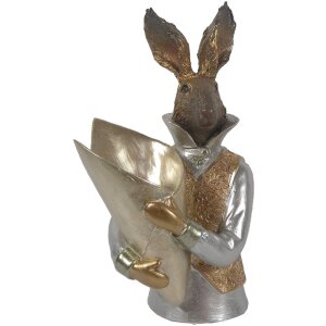 Clayre & Eef 6PR3599 Декоративний кролик золотий...