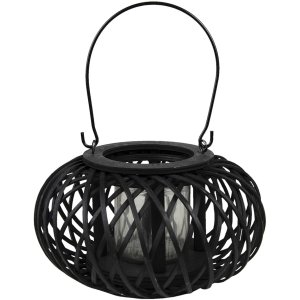 Ліхтар Clayre & Eef 6RO0582 Чорний Ø 23x12 см
