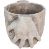 Горщик для квітів Clayre & Eef 6TE0391S бежевий 21x16x15 см