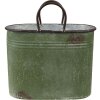 Горщик для квітів Clayre & Eef 6Y4773 зелений, коричневий 36x18x25 - 30x15x23 см