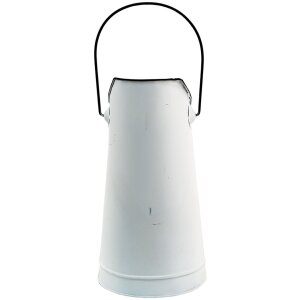 Жолоб для вугілля Clayre & Eef 6Y4777 білий, коричневий Ø 15x30 см
