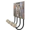 Вішалка настінна Clayre & Eef 6Y5013 чорна 40x7x18 см