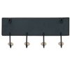 Clayre & Eef 6Y5014 Вешалка настенная красная 40x7x18 см
