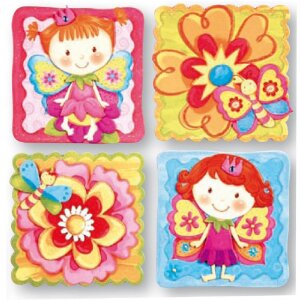 ZEP 4er Set Mädchen Wandtattoos Königin