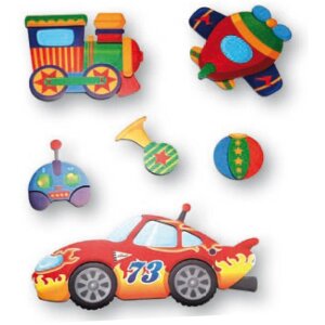 ZEP KINDER Wandtattoos fürs Badezimmer 6er-Set...