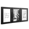 Henzo деревянная двойная рамка Piano 3 фото 13x18 см черная