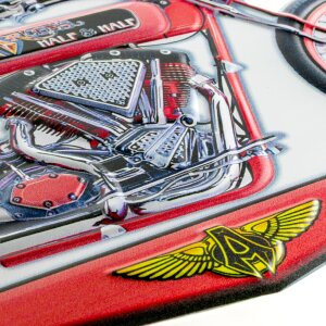 Металева вивіска ZEP SPEED 50x25 см мотоцикл