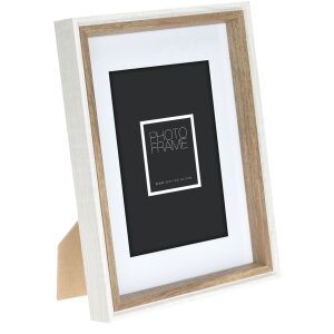 Фоторамка ZEP Palmi белая 20x20 см с паспарту 15x15 см