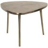 Clayre & Eef 50422S Боковой столик 60x60x42 см золотого цвета