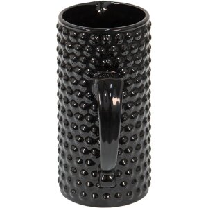 Clayre & Eef 6CE1474 Декоративный кувшин 14x9x20 см черный Декоративный кувшин