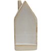 Clayre & Eef 6CE1506 Украшение Дом со светодиодами 5x5x12 см бежевый