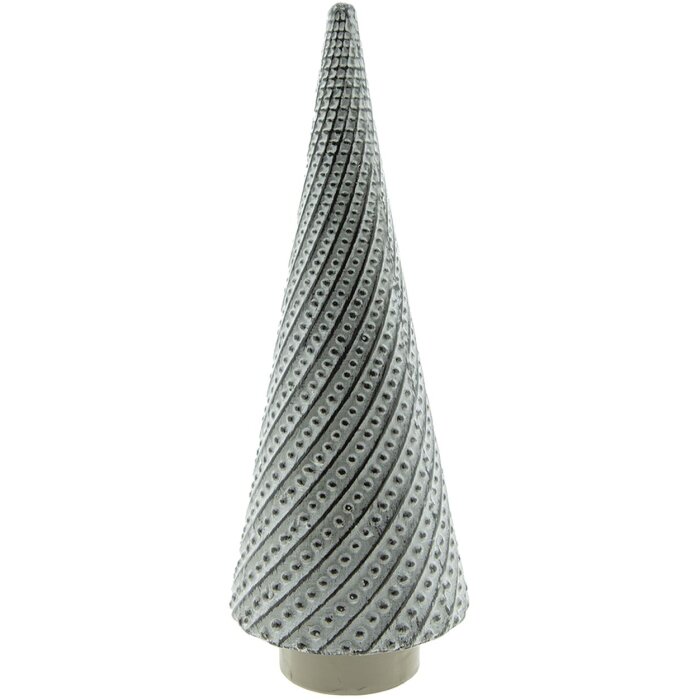 Clayre & Eef 6CE1512 Ялинка декоративна Ø 10x27 см сіра