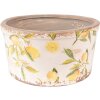 Clayre & Eef 6CE1533L Декоративный цветочный горшок Ø 19x10 см желтый