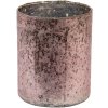 Clayre & Eef 6GL3599 Подставка для чайных ламп Ø 13x15 см Розовый