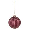 Clayre & Eef 6GL4130 Елочные игрушки Ø 8x8 см (набор из 2) Красный