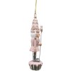 Clayre & Eef 6PR3668 Украшение Щелкунчик 3x3x11 см Розовый
