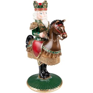 Clayre & Eef 6PR3778 Подсвечник Щелкунчик 22x15x33 см...