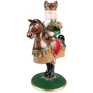 Clayre & Eef 6PR3778 Подсвечник Щелкунчик 22x15x33 см...