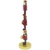 Clayre & Eef 6PR4851 Украшение Щелкунчик 10x8x30 см красный - золотой цвет