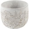 Вазон для квітів Clayre & Eef 6TE0403S Ø 14x11 см сірий - бежевий